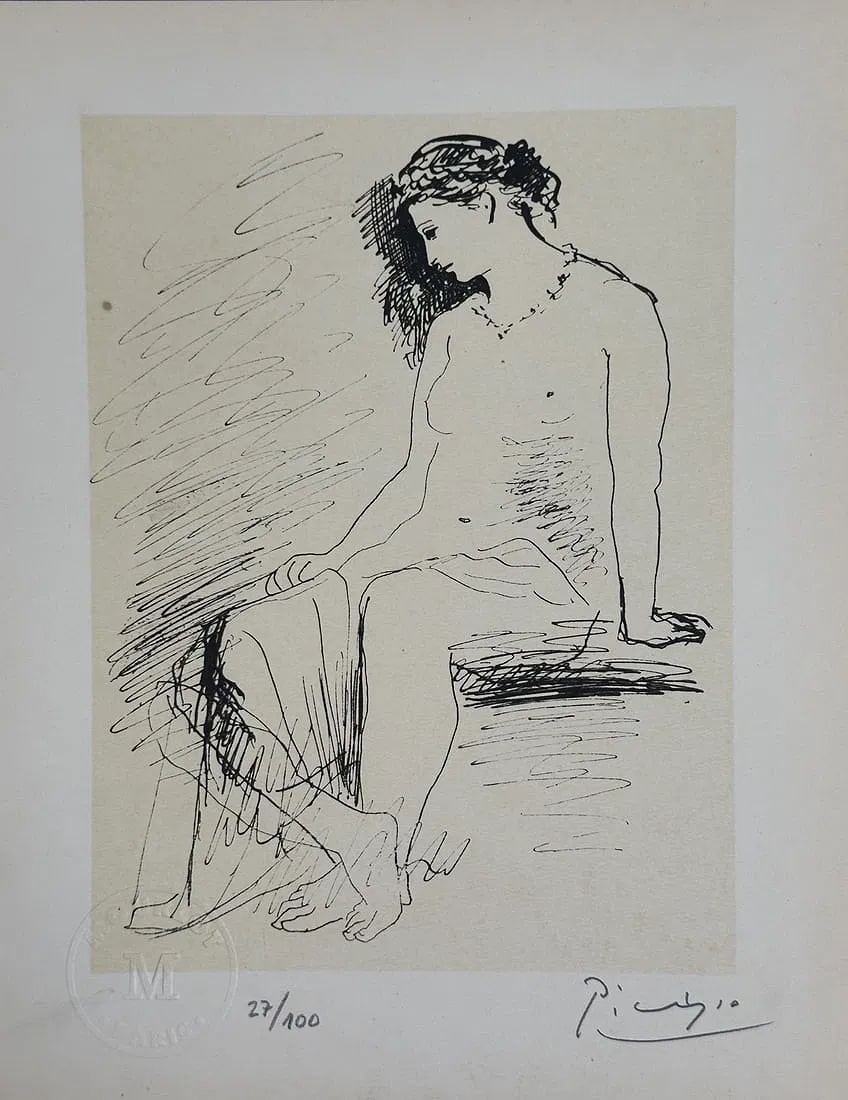 Seated Nude Woman 27/100