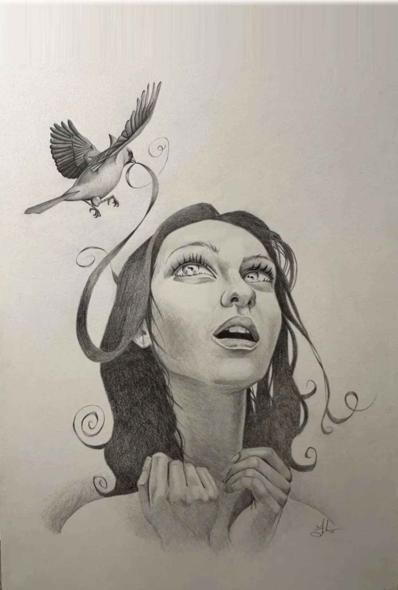 Untitled (Woman with Bird)